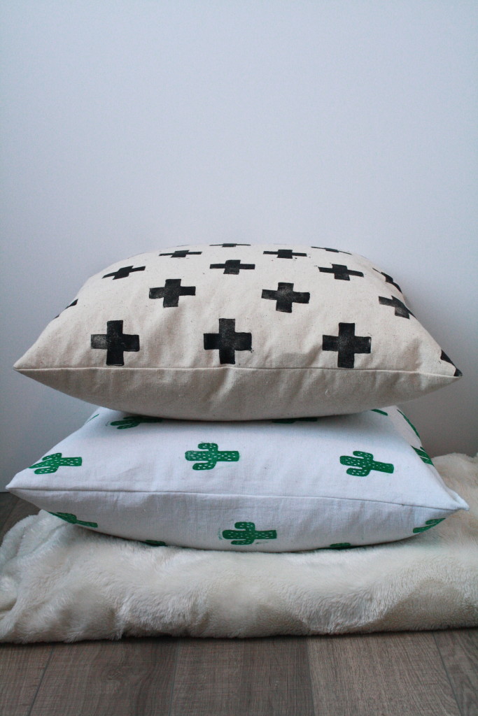DIYStampedpillows