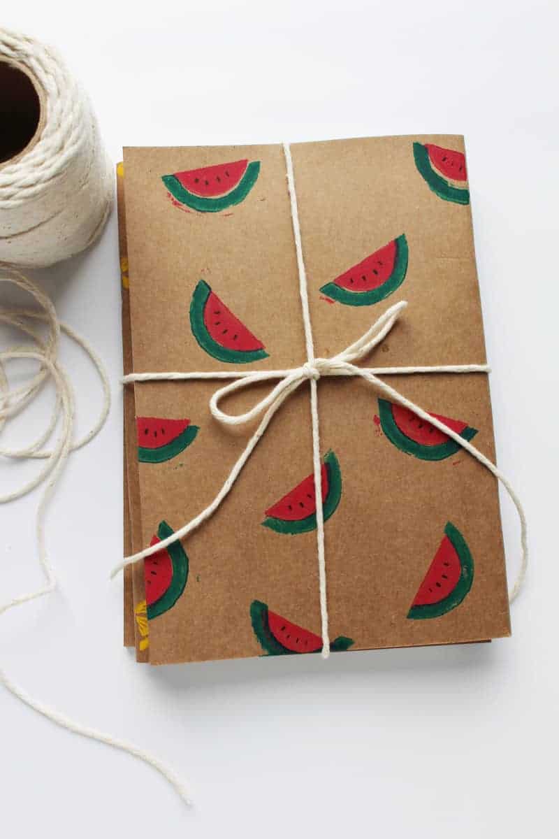 DIY Fruity Print Moleskine