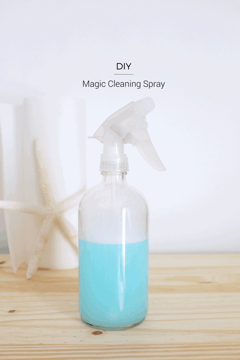 Some Pinterest hacks are hit or miss but the DIY Magic Cleaning Spray is one that I use to clean my mirrors, bathroom counter, bathtub, coffee table and pretty much every flat surface in my home. I've used it for the past year on everything.