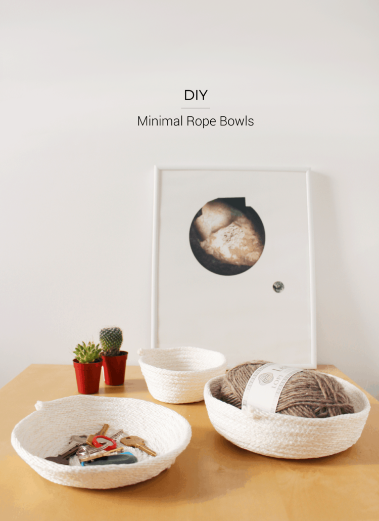 DIY Minimal Rope Bowls | Fish & Bull