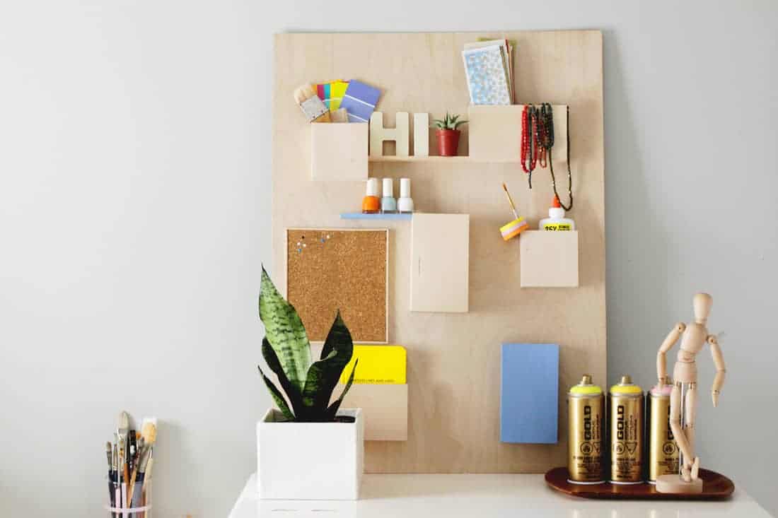 DIY Anthropologie Wall Organizer Hack