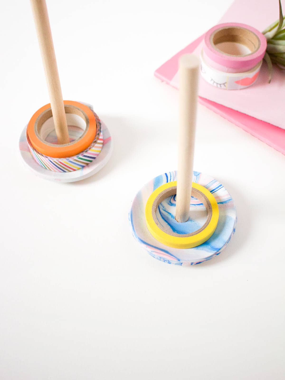 How to make washi tape dispenser at your home _ DIY washi tape