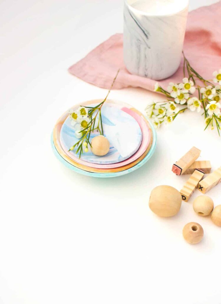 DIY Stacking Clay Bowls Inspired by Watercolors | Fish & Bull