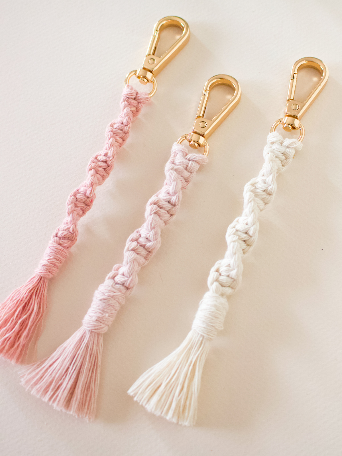 Macrame keyring deals