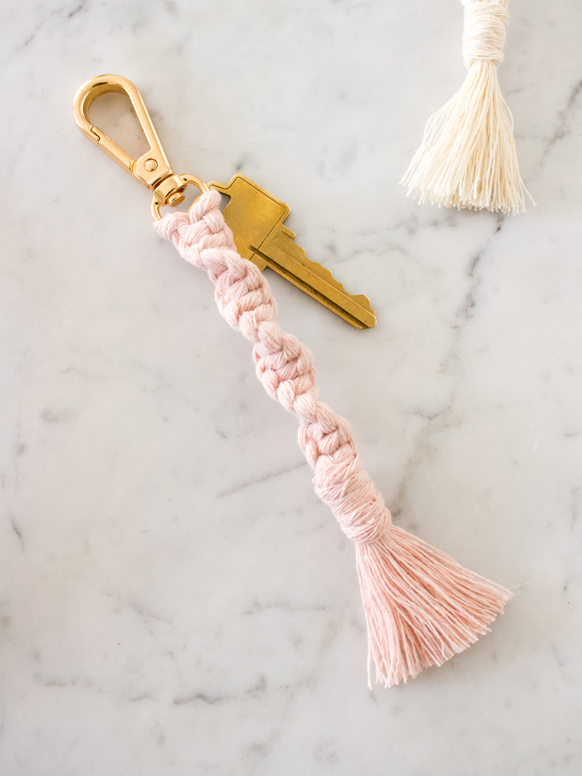 A DIY Macrame Keychain Tutorial: Easy and Beginner-friendly